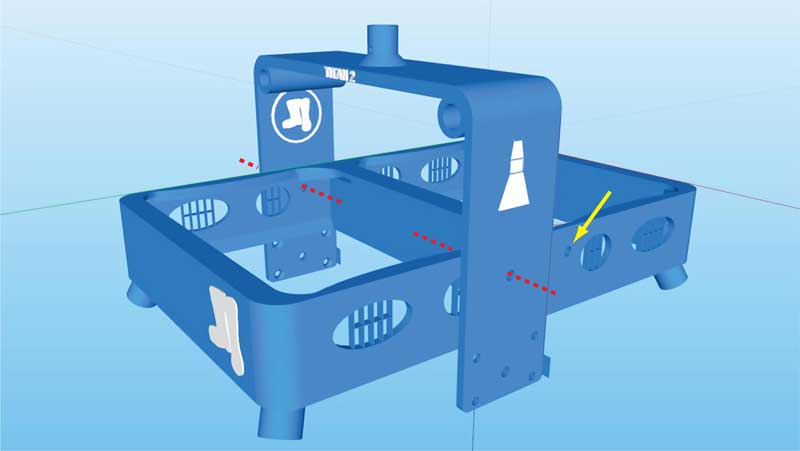 Titan 2 Rig bolt holes Titan 2 Rig bolt holes